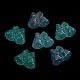 placage uv lumineux perles acryliques irisées arc-en-ciel(PACR-E002-06)-1