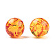 Resin Imitation Amber Beads(RESI-N034-01-C01)-1
