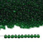 MIYUKI 3.4mm Drop Beads, Japanese Seed Beads, Transparent Colours, (DP146) Transparent Green, 3.4x3mm, Hole: 0.65mm, about 180pcs/10g(X-SEED-MY04-DP146)