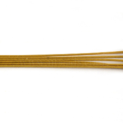 Tiger Tail Wire, Nylon-coated 304 Stainless Steel, Goldenrod, 23 Gauge, 0.6mm, about 3608.92 Feet(1100m)/1000g(TWIR-S003-0.6mm-15)