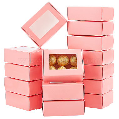 Pink Rectangle Paper Gift Boxes