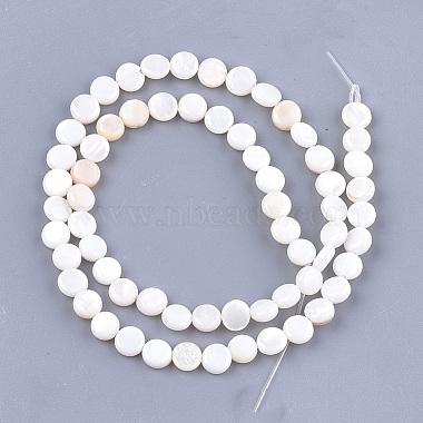 Chapelets de perles en coquille d'eau douce (SHEL-S276-15B)-2