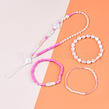 DIY 10 Style ABS & Acrylic Beads Jewelry Making Finding Kit(DIY-N0012-05B)-4