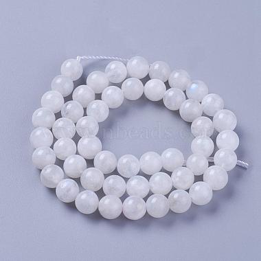 Brins de perles de pierre de lune arc-en-ciel naturel(G-G970-37-8mm)-2