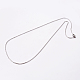 304 Stainless Steel Cable Chain Necklaces(STAS-O056-12)-2