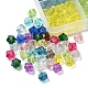 375 piezas 15 colores cuentas acrílicas transparentes(TACR-FS0001-41)-4
