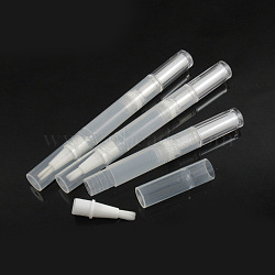 Empty Plastic Bottles, Refillable & Reusable Bottles for Revitalash, White, 125x12mm, Capacity: 2.5ml(0.08 fl. oz)(MRMJ-P001-53)