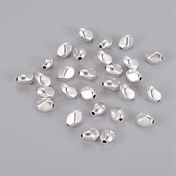 Tibetan Style Alloy Spacer Beads, Lead Free & Cadmium Free, Oval, Antique Silver, 6x5mm, Hole: 1mm(X-LF10740Y-NF)