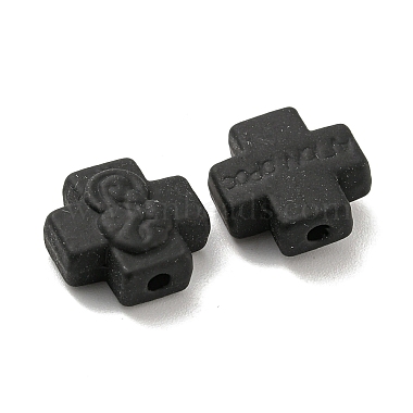 Spray Painted Alloy Beads(FIND-G064-14)-2