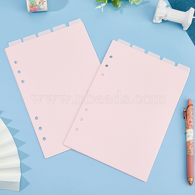 A5 Frosted Plastic Discbound Notebook Index Divider Sheets(KY-WH0046-90B)-7