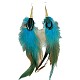 Alloy Feather Dangle Earrings(FS-WGF4526-01)-4
