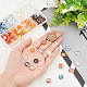 120Pcs 8 Colors Electroplate Transparent Glass Beads(EGLA-AR0001-17B)-3