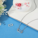 2Pcs 2 Styles 925 Sterling Silver Spring Gate Rings(FIND-BBC0004-30)-7