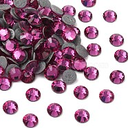 Preciosa&reg Crystal Hotfix Flatback Stones, Czech Crystal, Round(438 11 612 Chaton Rose VIVA 12 &reg), 70350 Fuchsia, SS6(1.9~2.1mm)(Y-PRC-HSS6-70350)