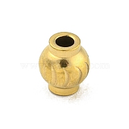 304 Stainless Steel Beads, Lantern, Golden, 5.5x5mm, Hole: 1.6mm(STAS-A091-01B-G)