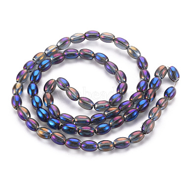 Electroplate Glass Beads Strands(EGLA-T020-11)-3