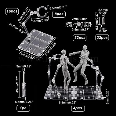 support de support humanoïde en plastique superfindings(ODIS-FH0001-11)-2