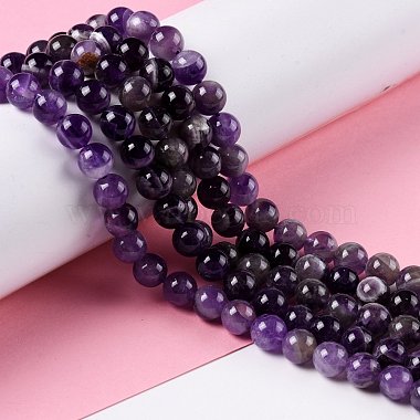 Natural Gemstone Beads Strands(G-S030-7.5mm)-8