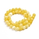 Chapelets de perles de jade blanche naturelle(X-G-G843-01-8mm)-2