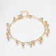 304 anklets en acier inoxydable(AJEW-G016-02G)-1