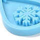 Слезинка с подвесками в виде снежинок своими руками силиконовые формочки(DIY-D060-27)-3