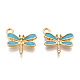 Light Gold Plated Alloy Charms(ENAM-T009-02B)-2