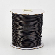 Eco-Friendly Korean Waxed Polyester Cord, Coconut Brown, 1.5mm, about 169.51~174.98 Yards(155~160m)/Roll(YC-P002-1.5mm-1111)