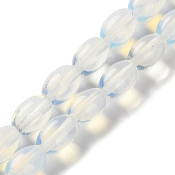 Opalite Beads Strands, Rice, 9x6mm, Hole: 1mm, about 44pcs/strand, 15.94 inch(40.5cm)