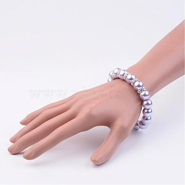 Bracelets extensibles de perles en verre(BJEW-JB02501)-4