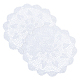 manteles individuales de flores huecas trenzadas de algodón(AJEW-WH0368-06)-1