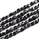 Natural Snowflake Obsidian Beads Strands(G-D0002-B19)-1
