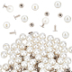 gorgecraft 100 définit des goujons de rivets en plastique ABS imitation perle(KY-GF0001-25)-1