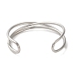 304 bracelets manchette en fil d'acier inoxydable(BJEW-Q773-06B-P)-3