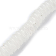 Natural Quartz Crystal Beads Strands, Rock Crystal, Heishi Beads, Disc, 12x3.5~4mm, Hole: 1.4mm, about 51pcs/strand, 7.48~8.19 inch(19~20.8cm)(G-F743-01D-01)