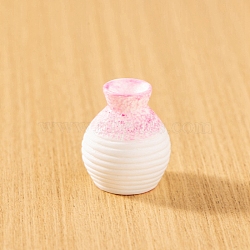 Resin Vases, Micro Landscape Home Display Decoration, Hot Pink, 2.2x2.5cm(PW-WG25887-03)