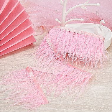 Ostrich Feather Tassel Ribbon(DIY-GF0008-68A)-4