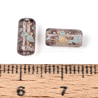 Picasso Transparent Glass Bugle Beads(SEED-N010-02L)-3