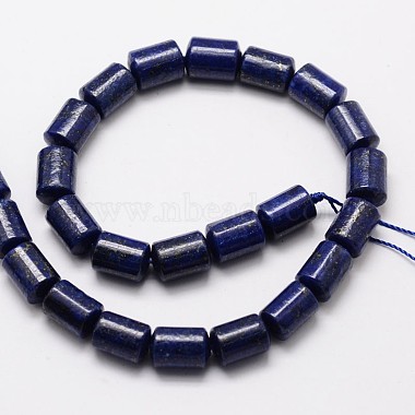 Natural Lapis Lazuli Column Bead Strands(G-M264-16)-2