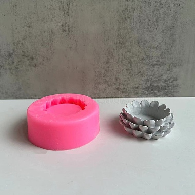 Deep Pink Silicone Candlesticks Molds