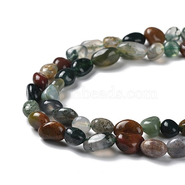 Natural Indian Agate Beads Strands(G-P497-01A-05)-3