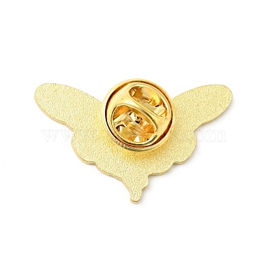 Ангел фея бабочка крыло эмалированная булавка(JEWB-J005-01B-G)-2