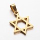 Star of David 304 Stainless Steel Pendants(X-STAS-P085-10)-2