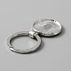 Alloy Keychain Cabochon Settings(FIND-WH0117-24P)-2