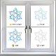 16 Sheets Waterproof PVC Colored Laser Stained Window Film Static Stickers(DIY-WH0314-081)-4