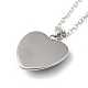 Glass Heart with Cloud Pendant Necklace(NJEW-H165-01D)-3