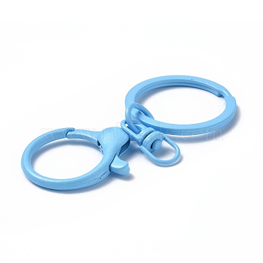 Alloy Keychain Clasps(X-FIND-H037-03)-3