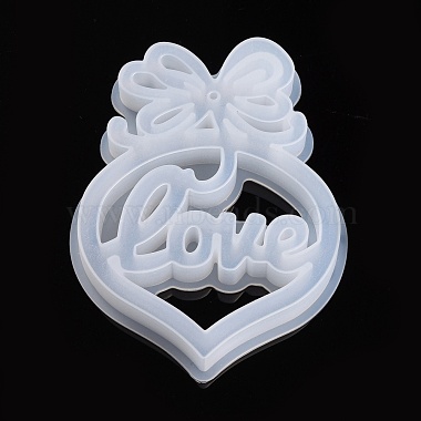 Día de san valentín corazón diy con moldes de silicona palabra amor(DIY-L021-65)-3