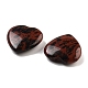 Heart Natural Mahogany Obsidian Worry Stone(G-C134-06A-24)-2