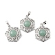 pendentifs naturels aventurine verte(G-P498-02P-03)-1