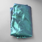 Laser Polyester Fabric, for Stage Show Decoration, Teal, 1500mm, 6m/pc(DIY-WH0588-96C)
